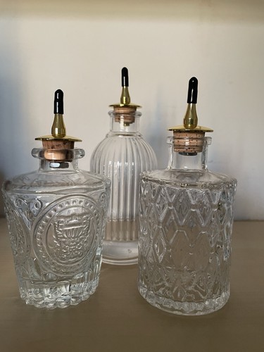 Set glass bitter bottles - set,