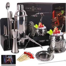 18 Pcs Cocktail Shaker Set