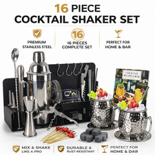 16Pcs Cocktail Shaker Set